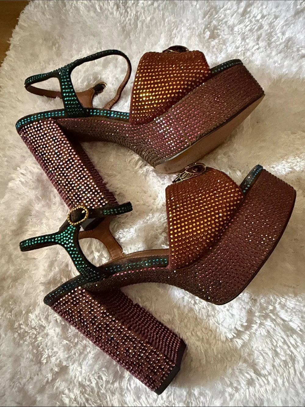 Kurt Geiger embellished slingback